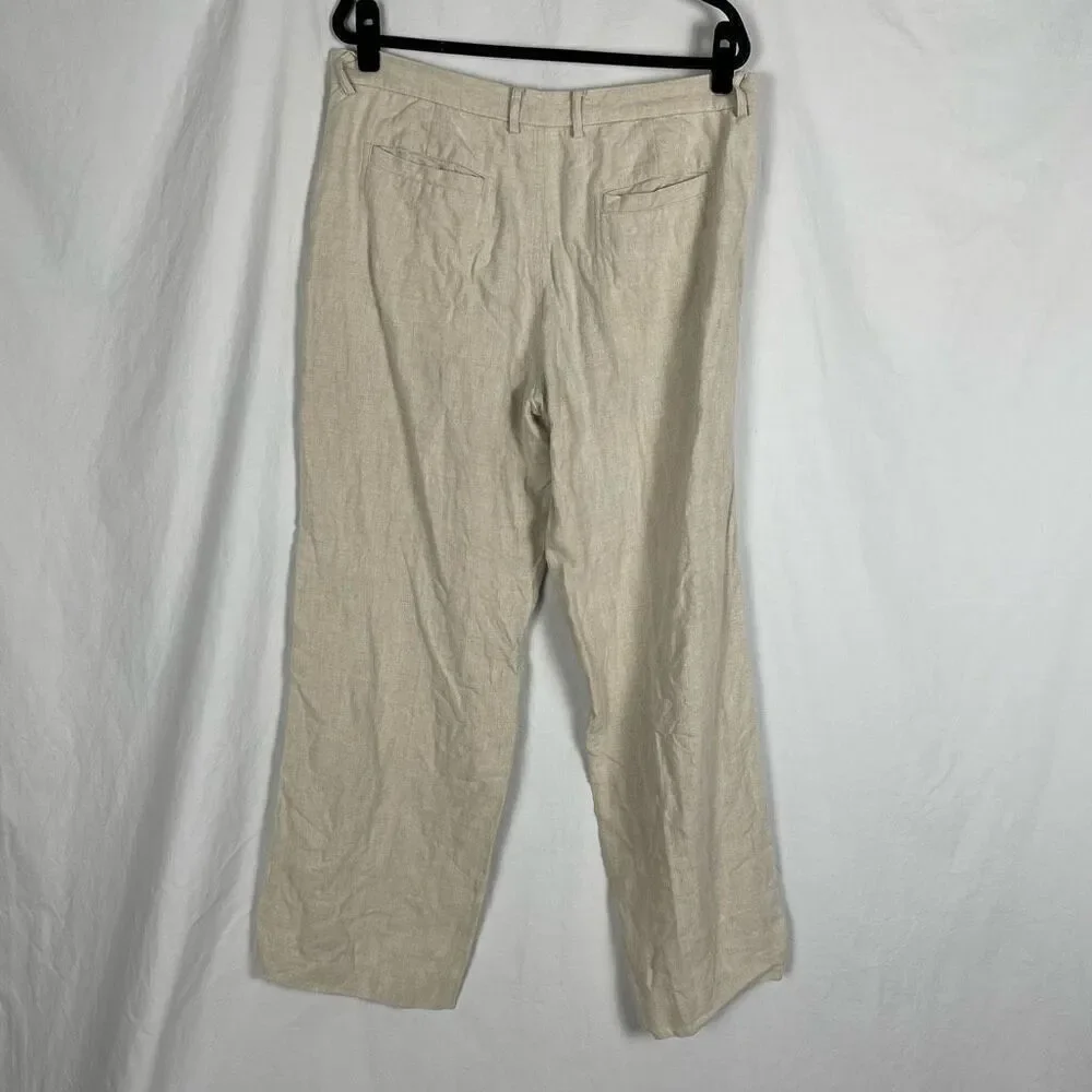 Vintage Island Jupiter 100% Linen High Rise Trouser - Mens 36